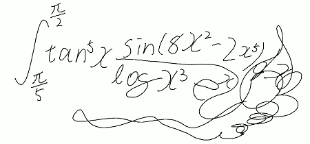 A messy image of tangled integral formulas