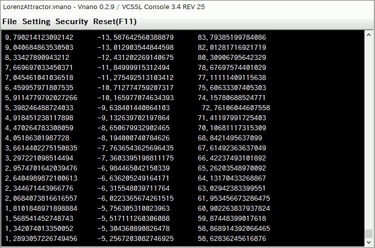 Data printed on the window